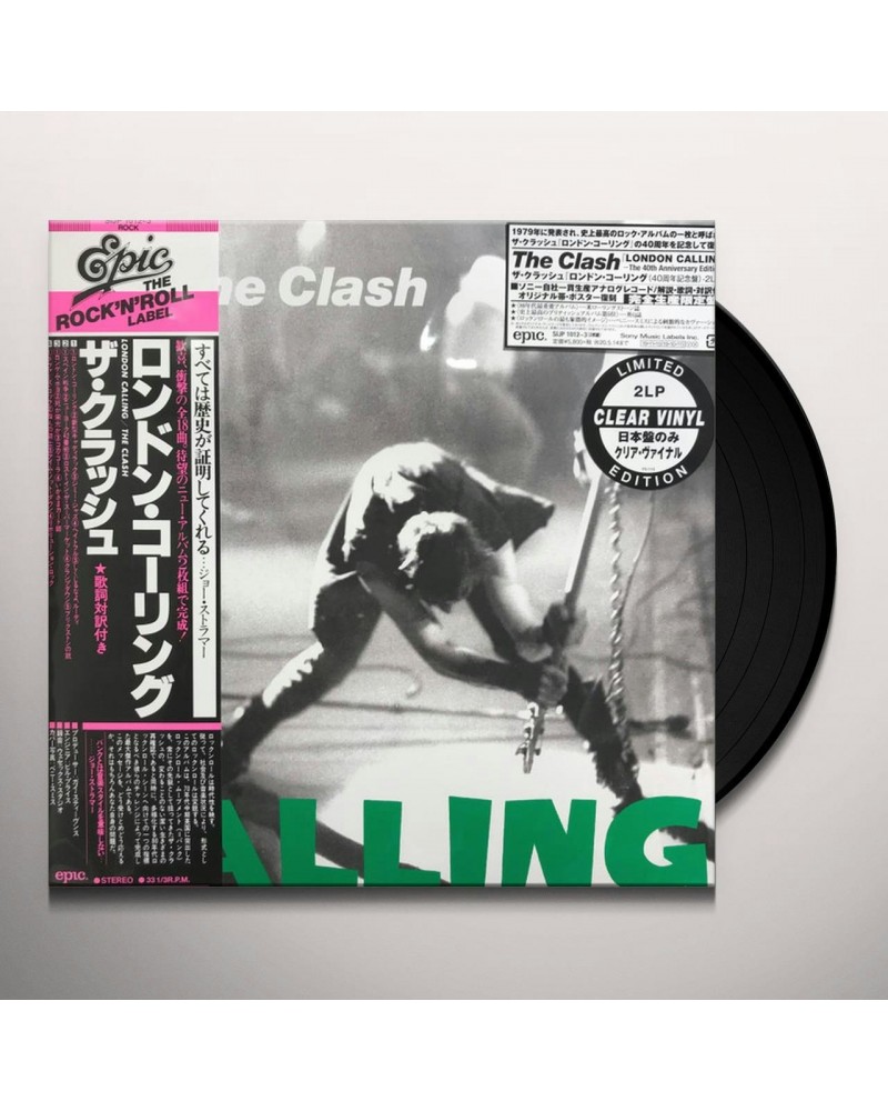 The Clash LONDON CALLING (40TH ANNIVERSARY EDITION) Vinyl Record $31.24 Vinyl