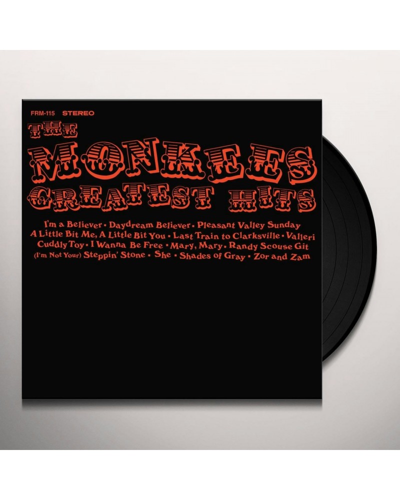 The Monkees Greatest Hits Vinyl Record $13.76 Vinyl