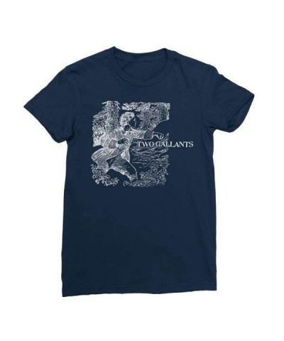 Two Gallants Women's Forest & Throes T-Shirt - Navy $7.20 Shirts