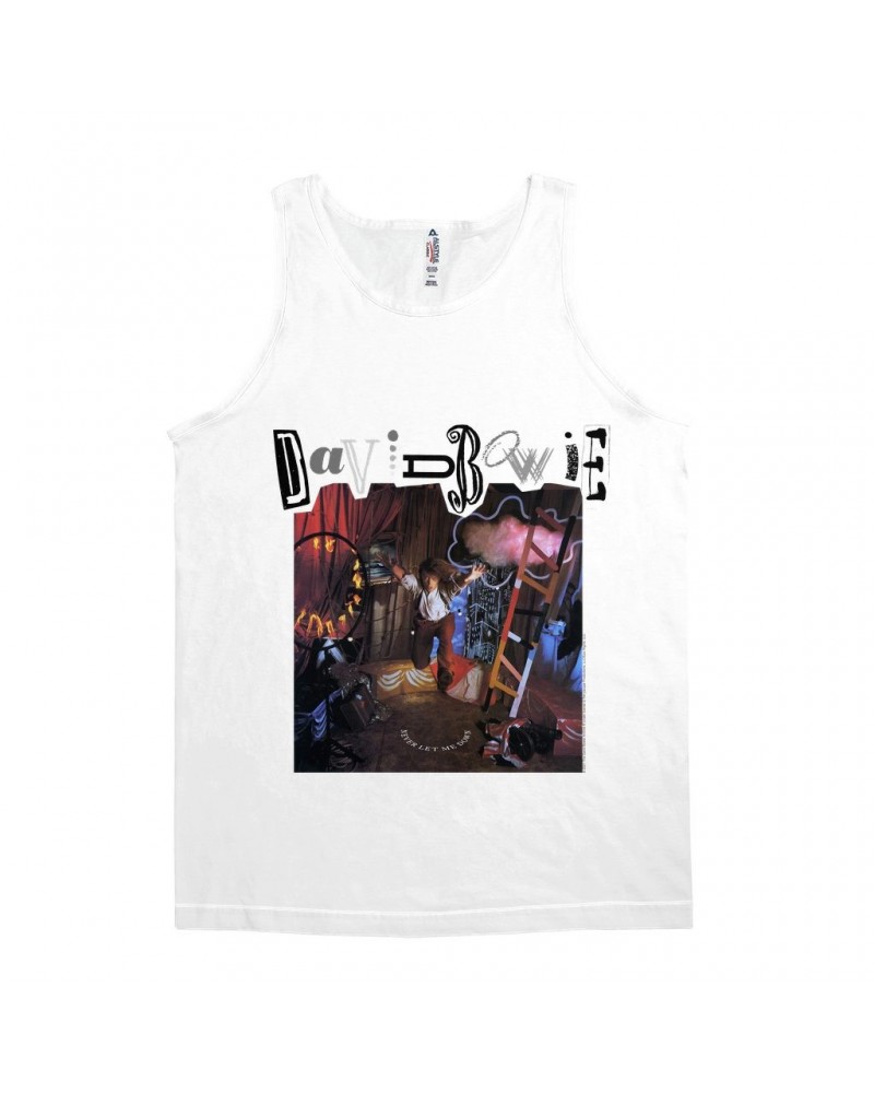 David Bowie Unisex Tank Top | Never Let Me Down Album Cover Shirt $8.23 Shirts