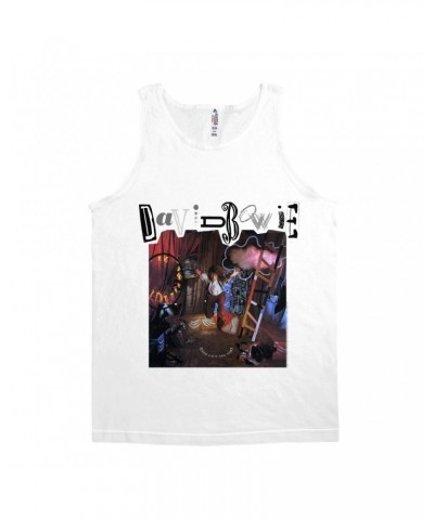 David Bowie Unisex Tank Top | Never Let Me Down Album Cover Shirt $8.23 Shirts