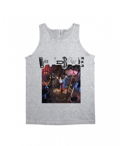 David Bowie Unisex Tank Top | Never Let Me Down Album Cover Shirt $8.23 Shirts