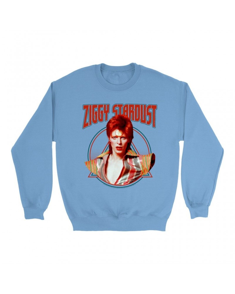 David Bowie Bright Colored Sweatshirt | Featuring Ziggy Stardust Sweatshirt $17.48 Sweatshirts