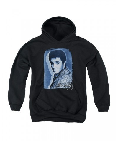 Elvis Presley Youth Hoodie | OVERLAY Pull-Over Sweatshirt $10.15 Sweatshirts