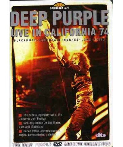 Deep Purple LIVE IN CALIFORNIA 74 DVD $5.61 Videos
