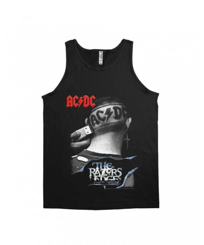 AC/DC Unisex Tank Top | The Razors Edge Haircut Image Shirt $7.98 Shirts