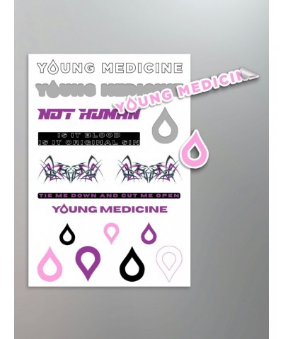 Young Medicine Not Human Sticker Sheet $3.92 Accessories