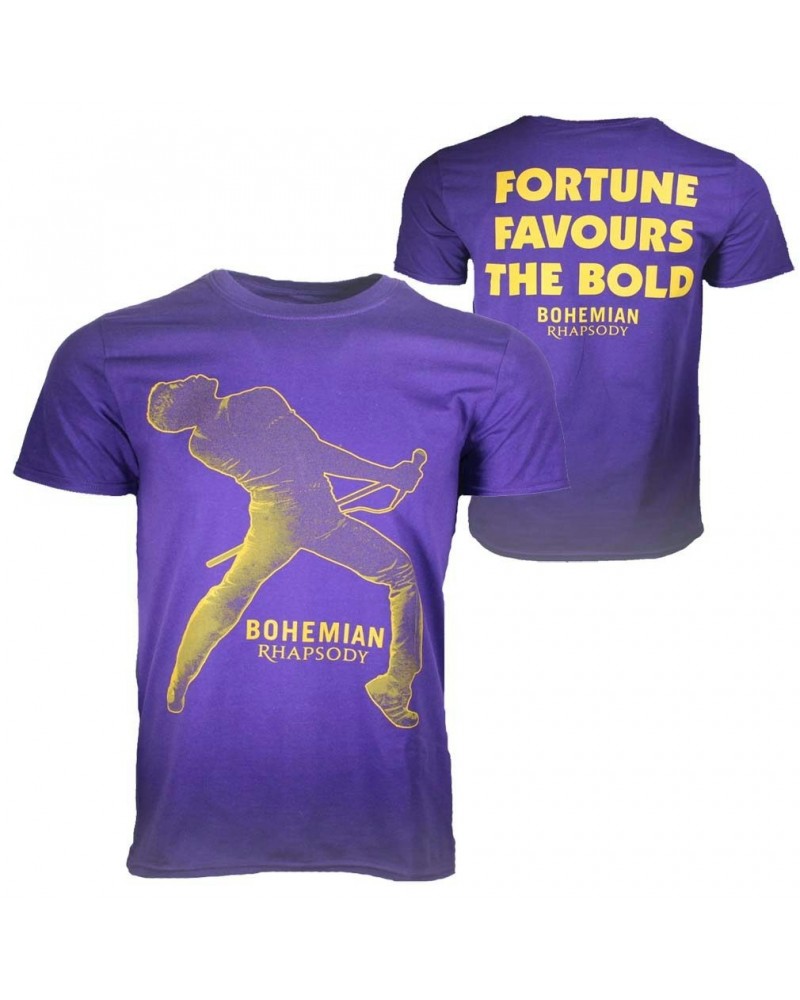 Freddie Mercury Queen T Shirt | Queen Bohemian Rhapsody Fortune T-Shirt $7.78 Shirts