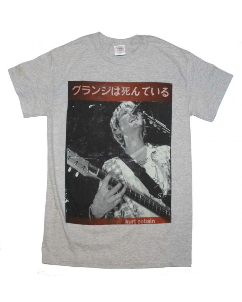 Nirvana T Shirt | Kurt Cobain Guitar Kurt T-Shirt $5.64 Shirts