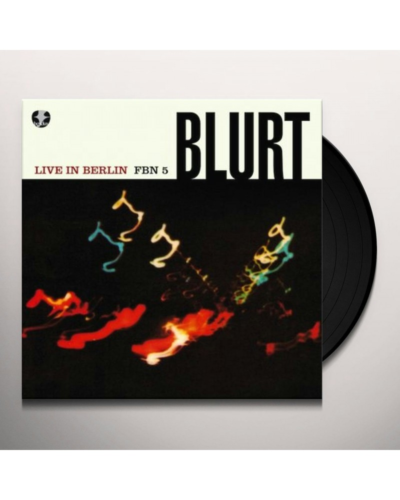 Blurt Live In Berlin Vinyl Record $7.80 Vinyl