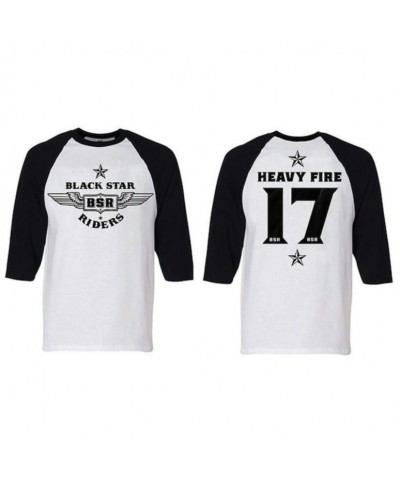 Black Star Riders Heavy Fire 17 Baseball Shirt $16.26 Shirts