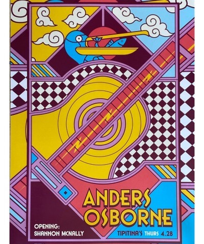 Anders Osborne Jazz Fest 2022 at Tipitina's Poster $12.90 Decor