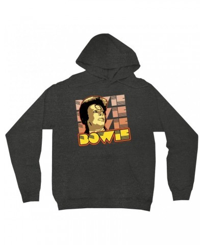 David Bowie Hoodie | Ziggy Stardust Close Up Retro Hoodie $11.99 Sweatshirts