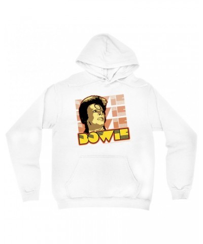 David Bowie Hoodie | Ziggy Stardust Close Up Retro Hoodie $11.99 Sweatshirts