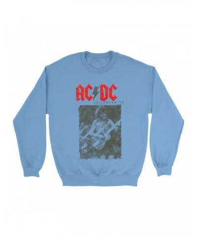 AC/DC Bright Colored Sweatshirt | 1974 Jailbreak Photo Image Sweatshirt $11.53 Sweatshirts