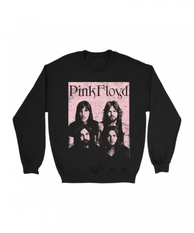 Pink Floyd Sweatshirt | Pink Meddle Portrait Distressed Sweatshirt $10.49 Sweatshirts